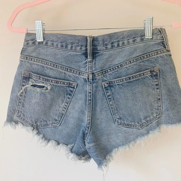Free People We the Free Denim Shorts - Size 24 - Picture 5 of 12